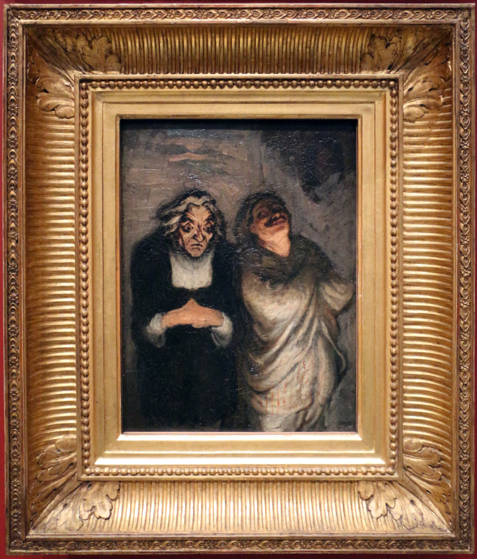Honoré daumier -  scena di commedia (uno scapino), 1860 ca. 01 - 杜米埃.tif
